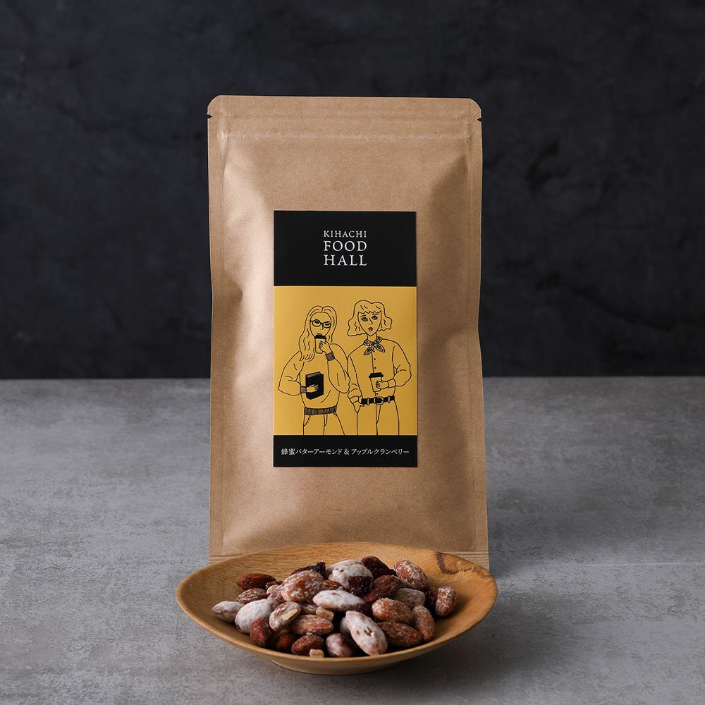 キハチ 蜂蜜バターアーモンド＆アップルクランベリー 70g